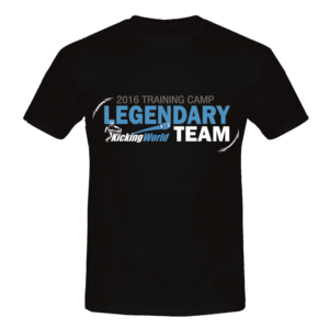 T-Shirt-Design von Alper Demir für Kicking World, LLC | Design: #9479050