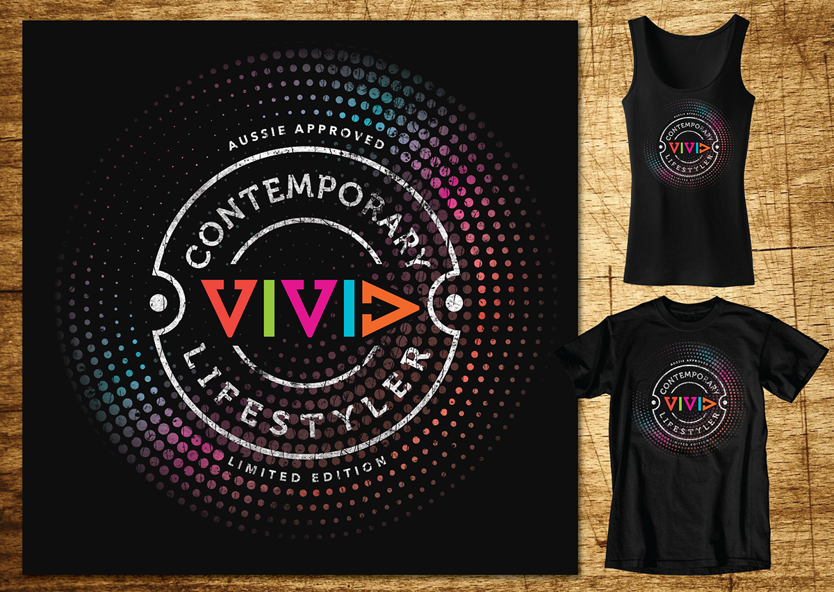 T-Shirt-Design von CoffeeBreak88 für VIVID STORAGE | Design #9542555