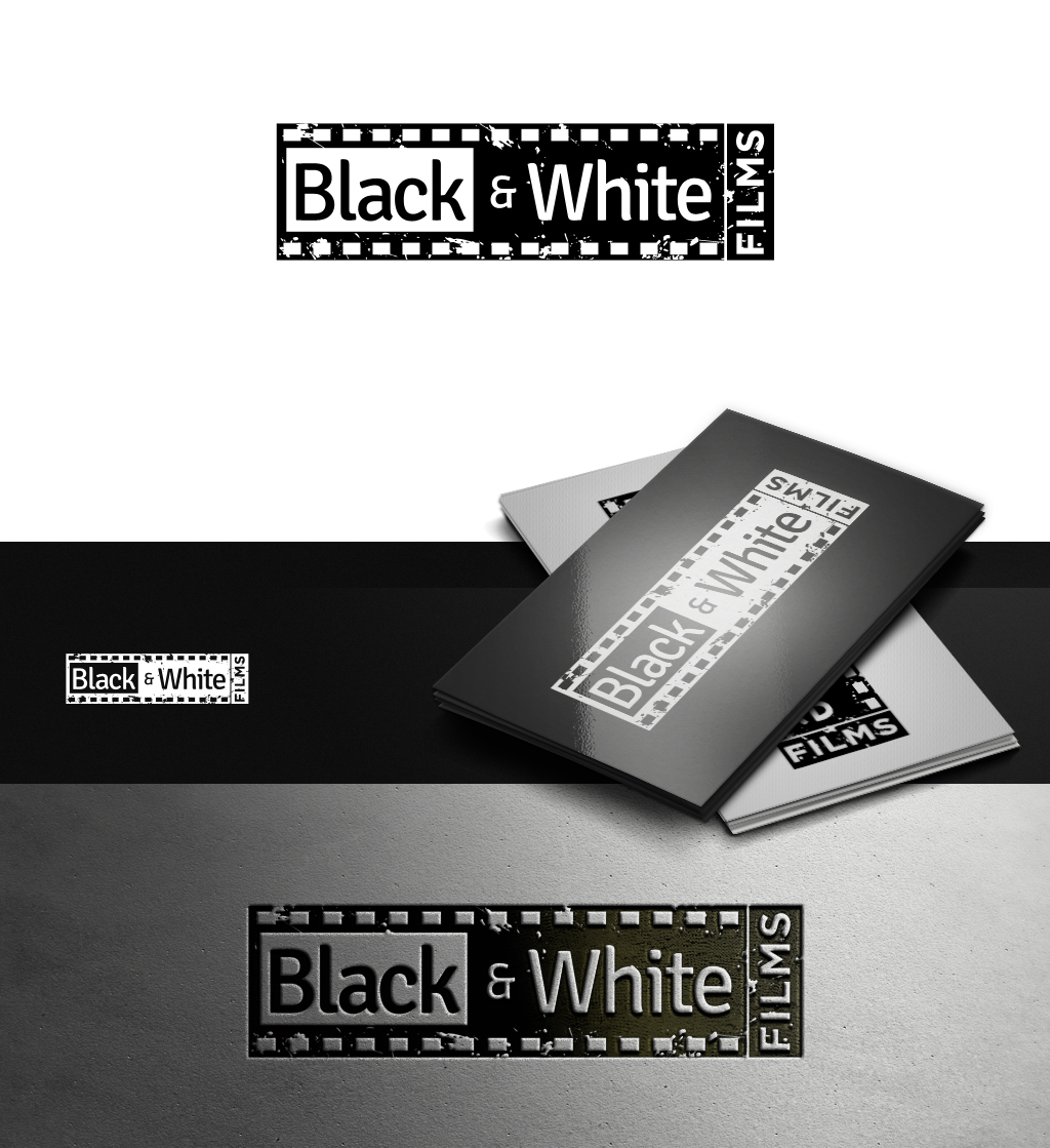 Diseño de Logo por JohnM. para Black & White Films | Diseño #2065939