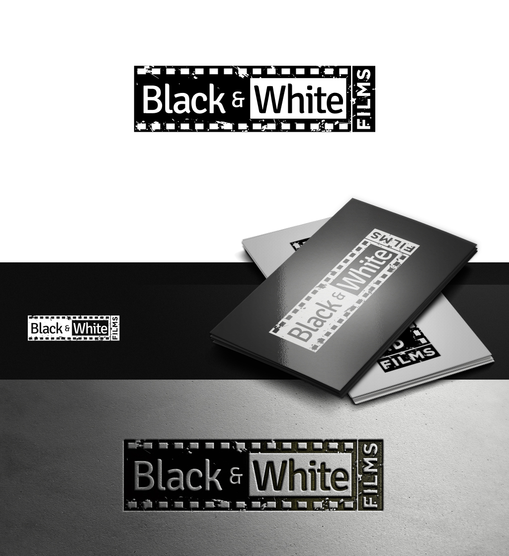 Design de Logo par JohnM. pour Black & White Films | Design #2071288