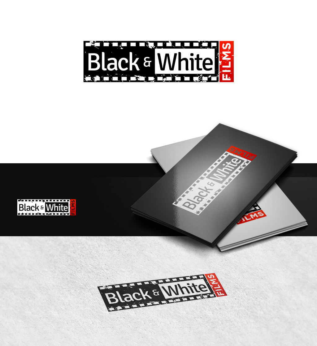 Design de Logo par JohnM. pour Black & White Films | Design #2071368