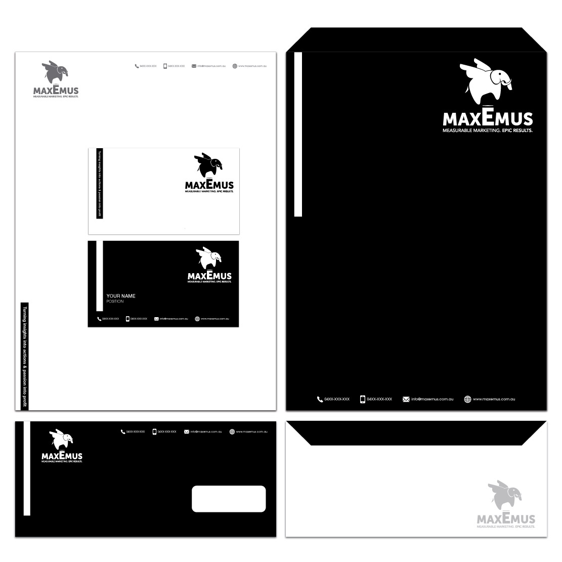 Schreibwaren-Design von dcruzcreative advertising für Maxemus | Design #2082363
