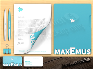 Schreibwaren-Design von The Suit Singapore für Maxemus | Design #2089675