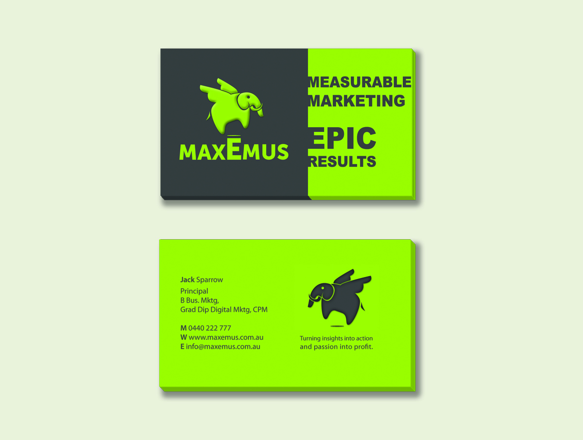 Stationery Design by aayam for Maxemus | Design #2069107