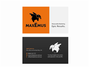 Stationery Design by aayam for Maxemus | Design: #2075496