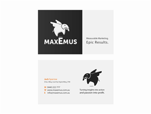 Stationery Design by aayam for Maxemus | Design: #2077446