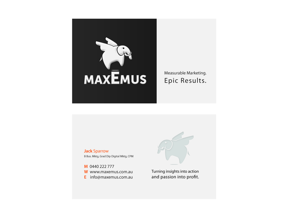 Stationery Design by aayam for Maxemus | Design #2077448