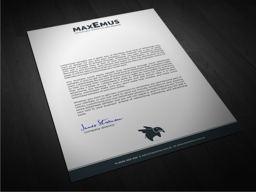 Design de Papeterie par Atvento Graphics pour Maxemus | Design #2077751