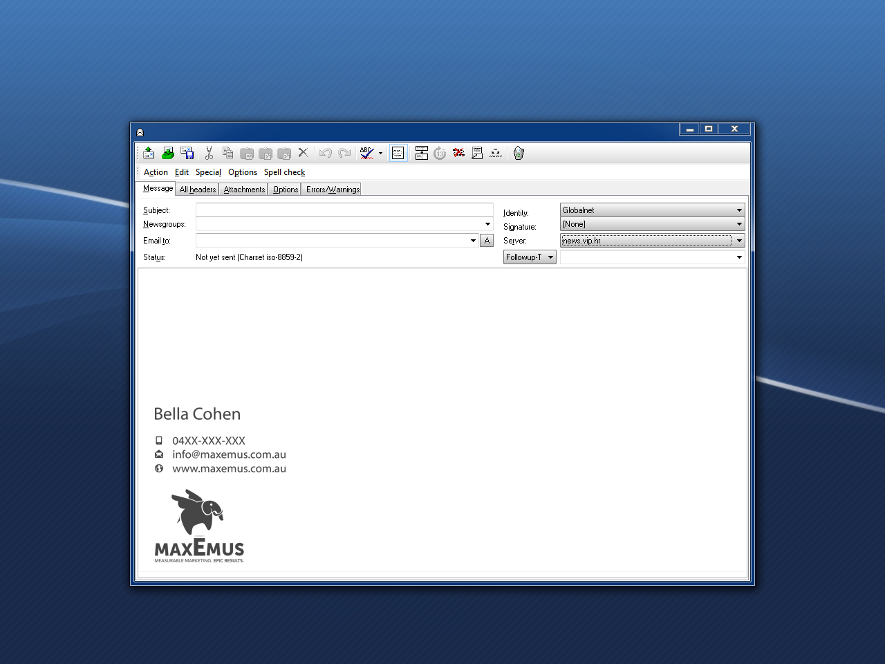 Stationery Design by HYPdesign for Maxemus | Design #2084507