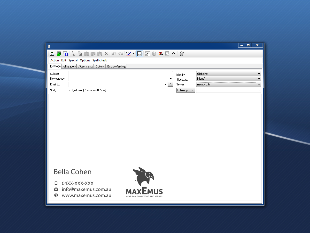 Stationery Design by HYPdesign for Maxemus | Design #2084510