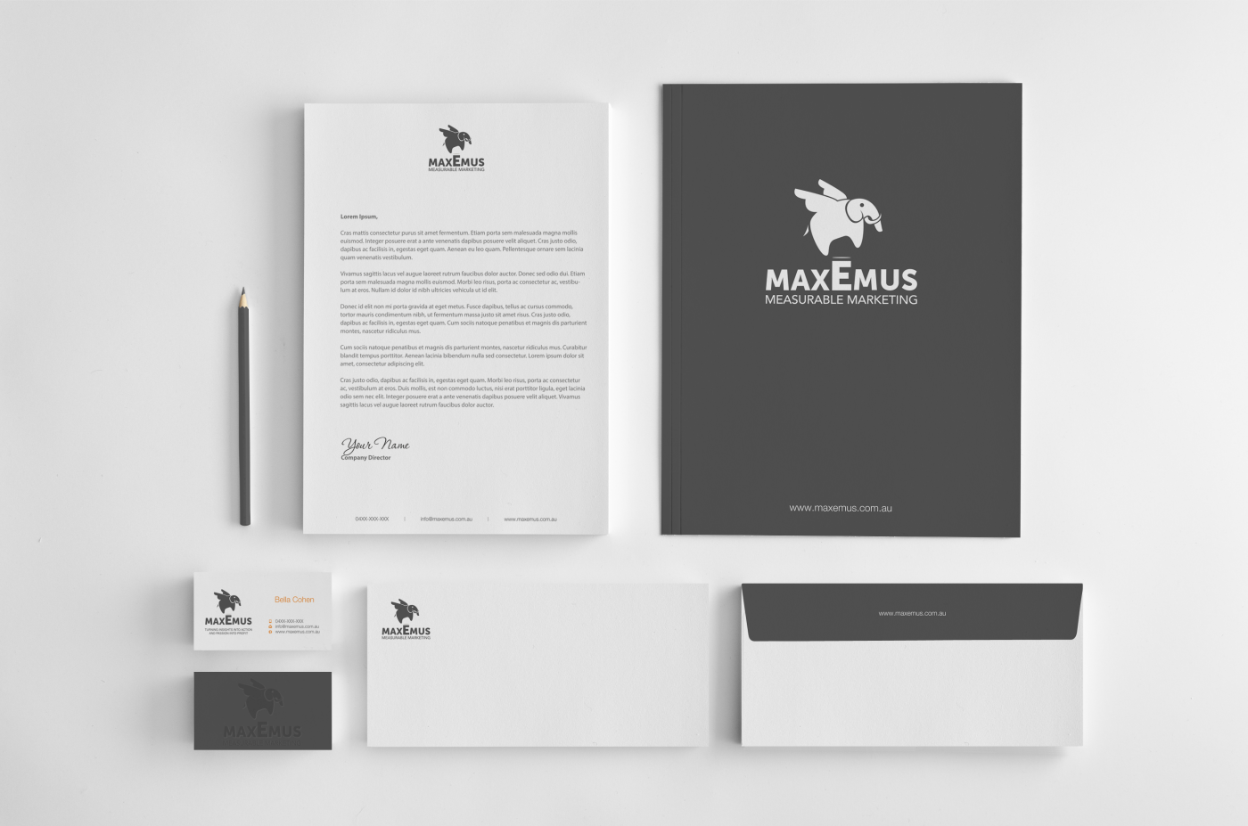 Stationery Design by HYPdesign for Maxemus | Design: #2089503