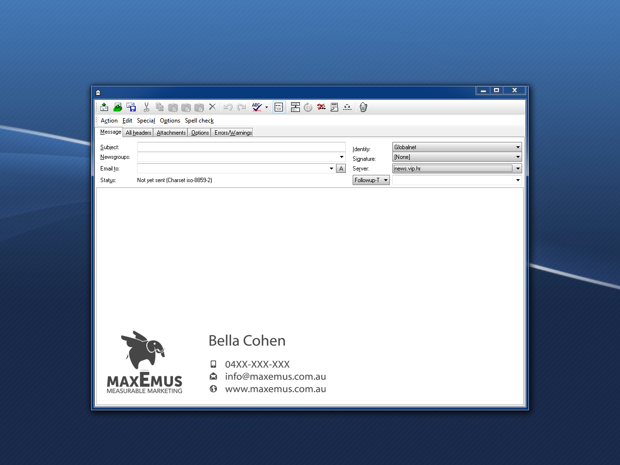 Stationery Design by HYPdesign for Maxemus | Design #2089508