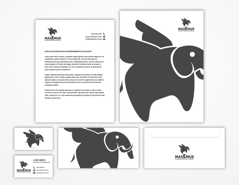 Stationery Design by Those Guys Designing for Maxemus | Design #2080428