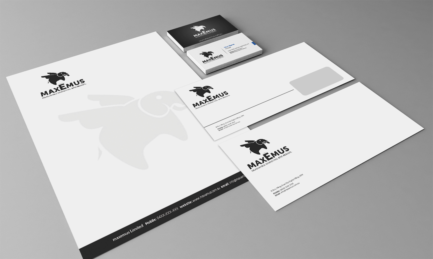 Stationery Design by Mulugeta for Maxemus | Design #2073763