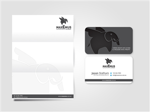 Stationery Design by Cyanide Designz for Maxemus | Design: #2073736
