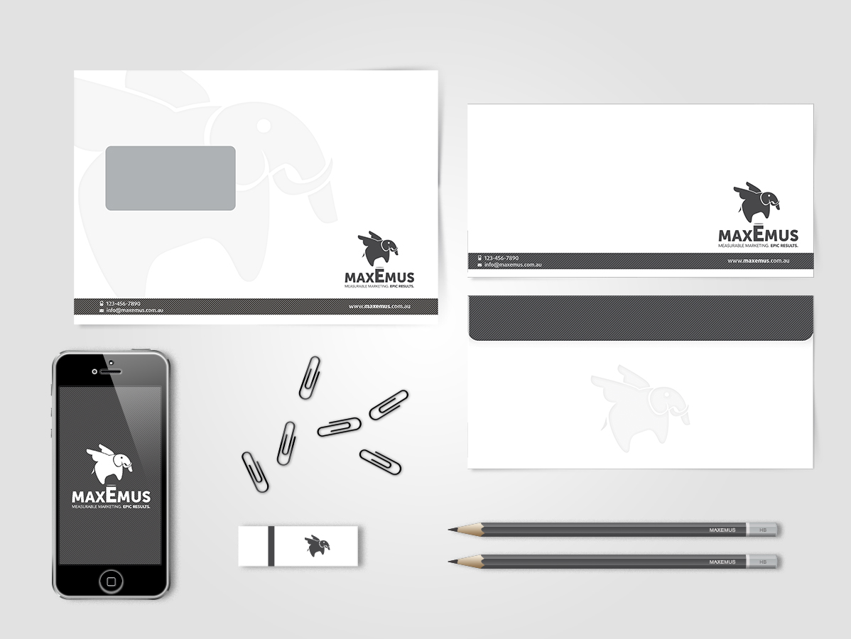 Stationery Design by Cyanide Designz for Maxemus | Design #2082585