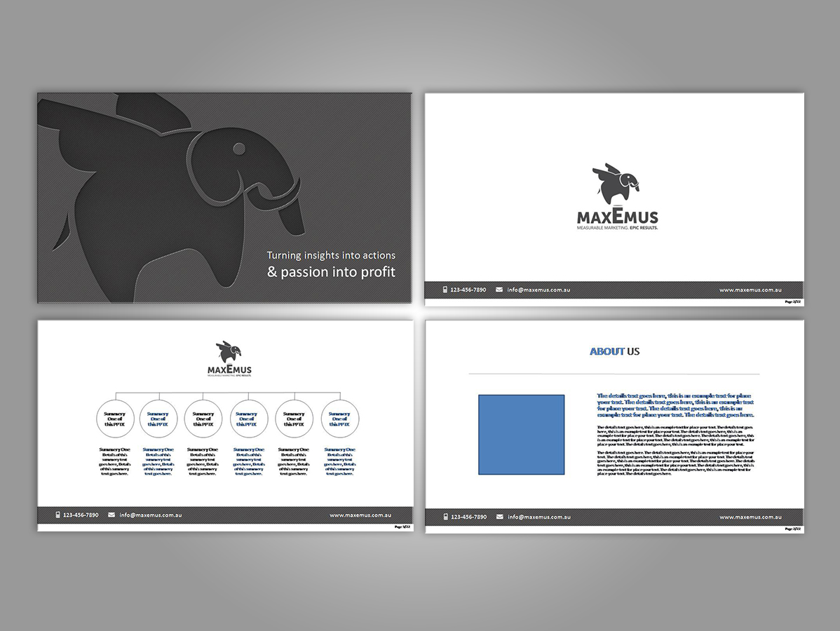 Stationery Design by Cyanide Designz for Maxemus | Design #2083709