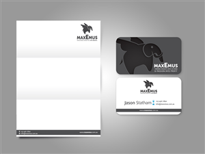 Stationery Design by Cyanide Designz for Maxemus | Design: #2086815