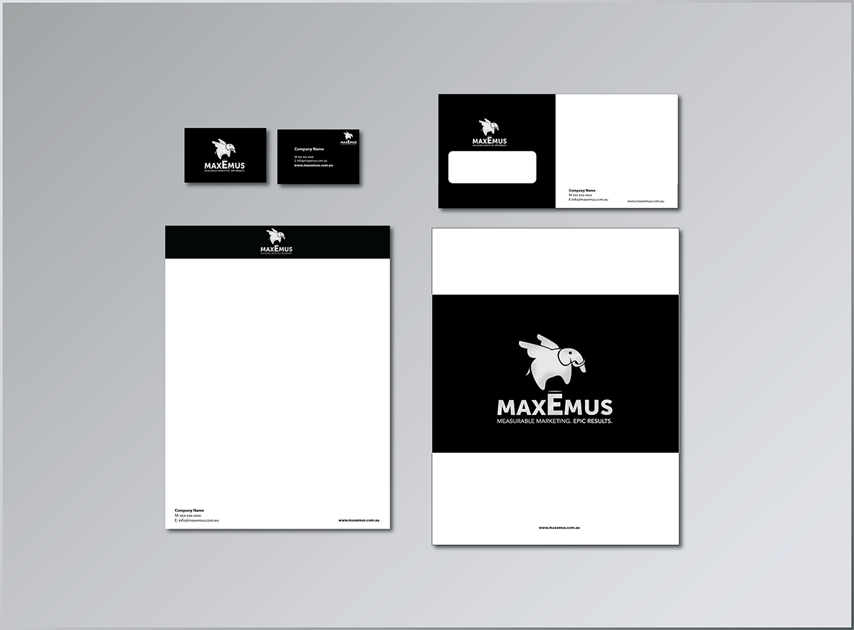 Stationery Design by nafizrahat for Maxemus | Design #2081217