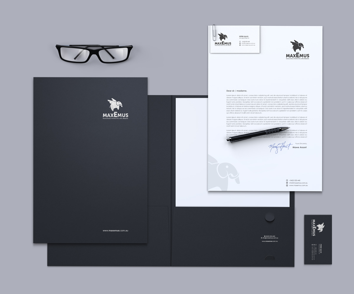 Design de Papeterie par logodentity pour Maxemus | Design #2081480