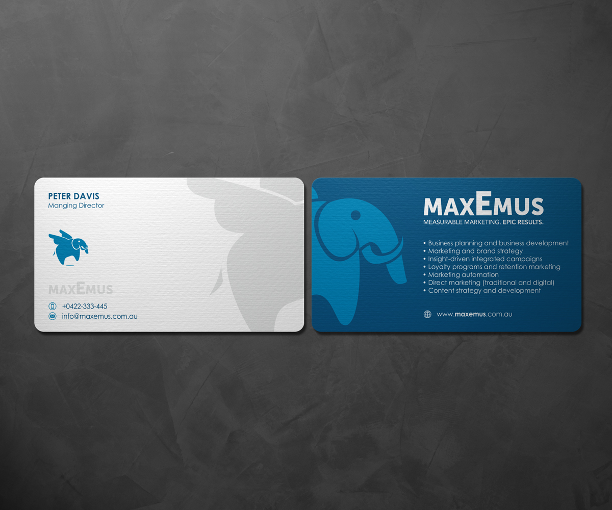 Stationery Design by logodentity for Maxemus | Design #2081801