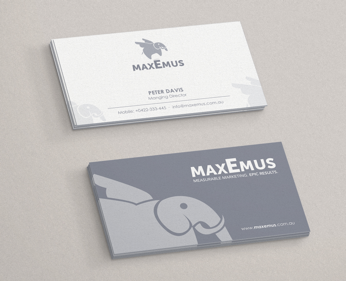 Stationery Design by logodentity for Maxemus | Design #2082252