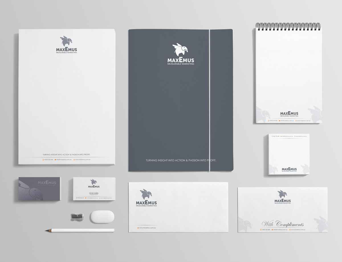 Stationery Design by logodentity for Maxemus | Design #2086225