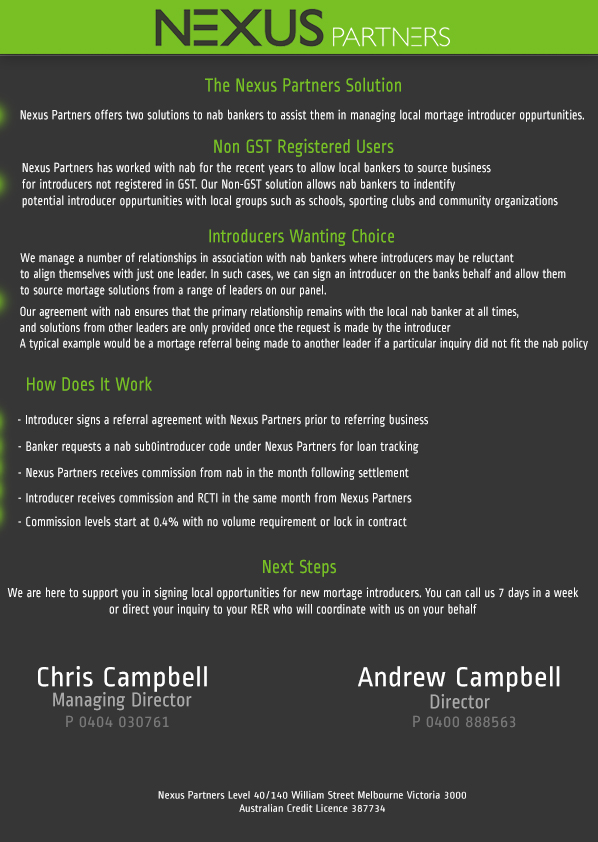 Diseño de Brochure por VortexDesign para Nexus Partners | Diseño #2066041