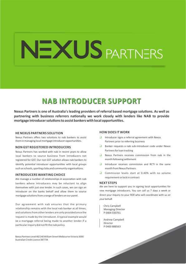Brochure Design by Gunu for Nexus Partners | Design #2069315