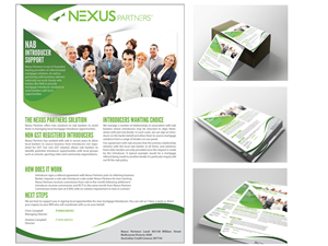 Broschüren-Design von UMAIR für Nexus Partners | Design #2064725