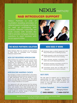 Brochure Design by Sbss for Nexus Partners | Design: #2073599