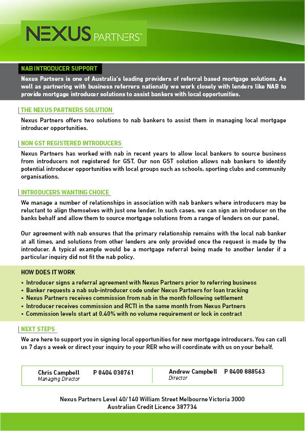 Diseño de Brochure por X_D'signs para Nexus Partners | Diseño #2064906