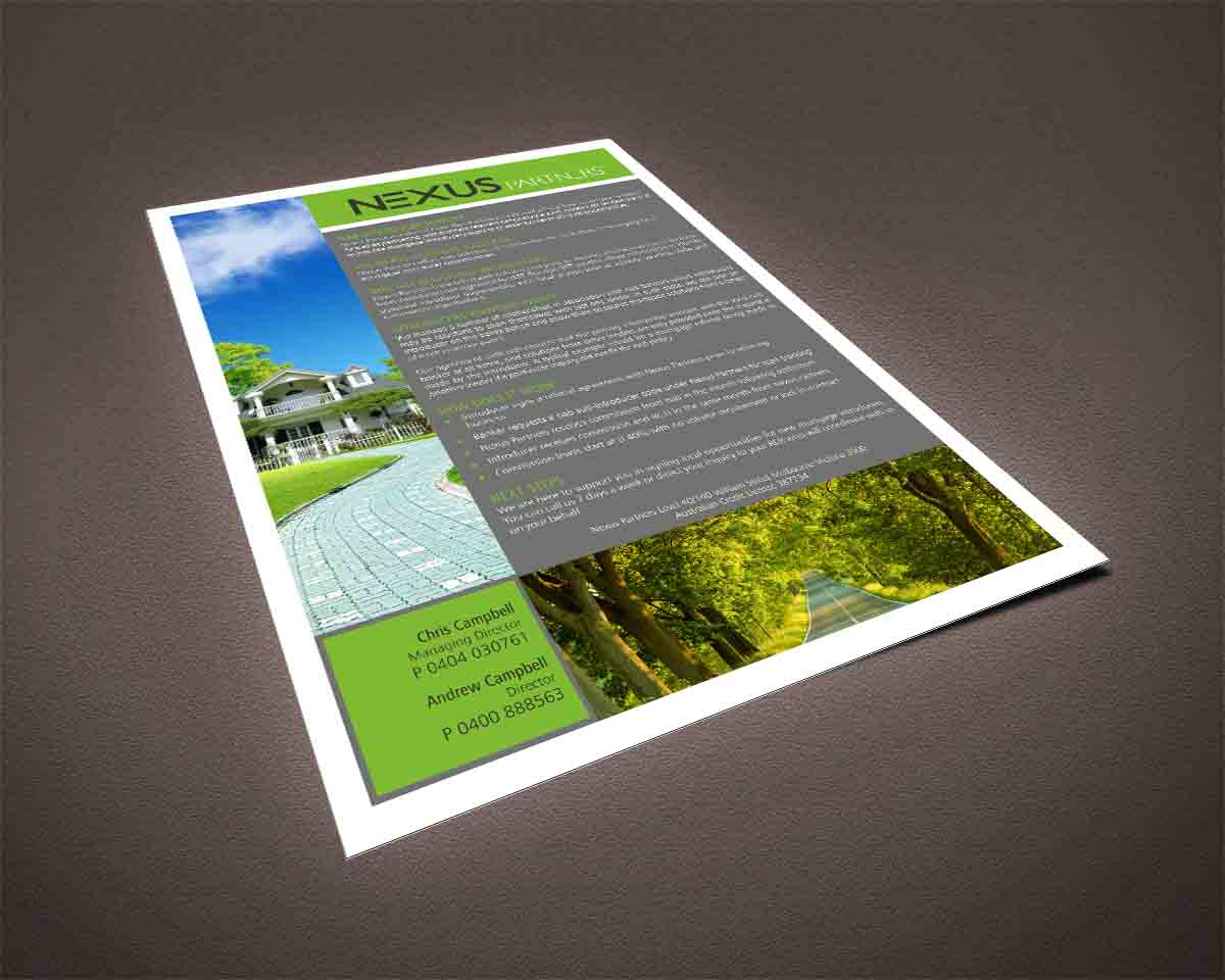 Brochure Design by dkthedon for Nexus Partners | Design #2068058