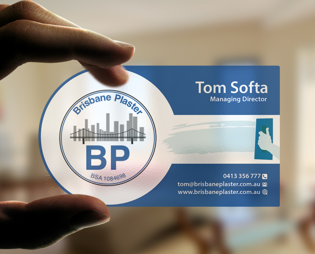 Business Card Design by D.SCre8tivMedia™ for Brisbane Plaster Pty Ltd | Design: #9470795