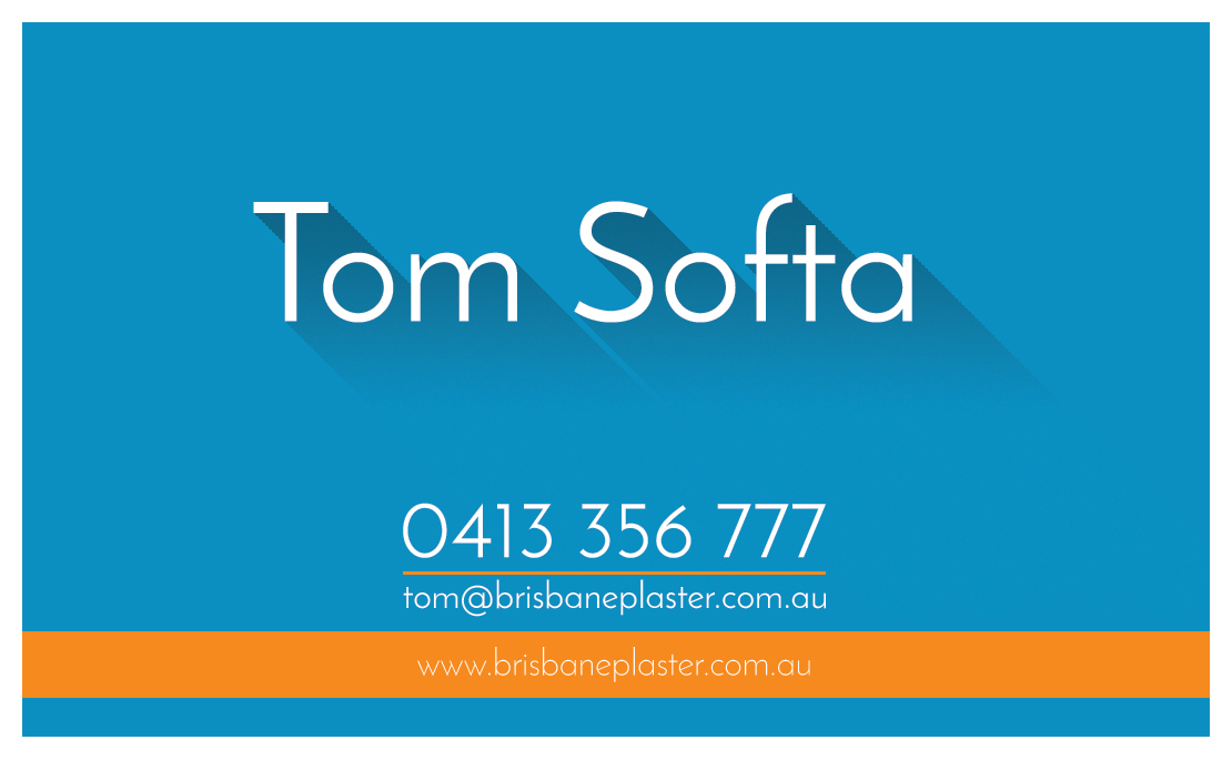 Business Card Design by Kenny Dharmawan for Brisbane Plaster Pty Ltd | Design #9445547