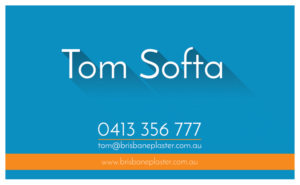 Business Card Design by Kenny Dharmawan for Brisbane Plaster Pty Ltd | Design #9445547
