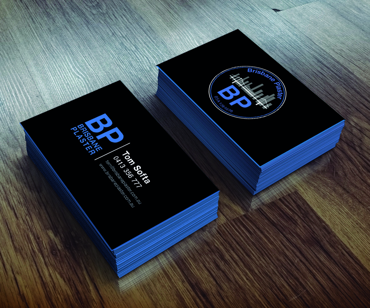 Business Card Design by R M for Brisbane Plaster Pty Ltd | Design #9443663