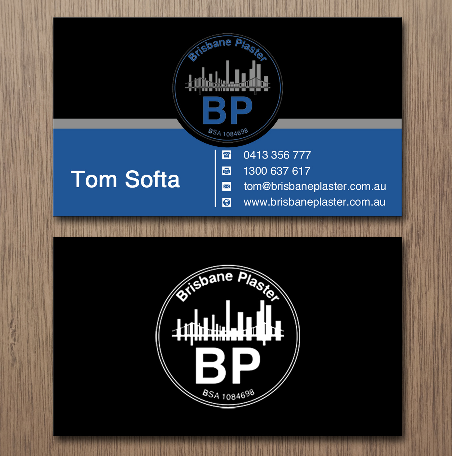Business Card Design by Lanka Ama for Brisbane Plaster Pty Ltd | Design #9452482