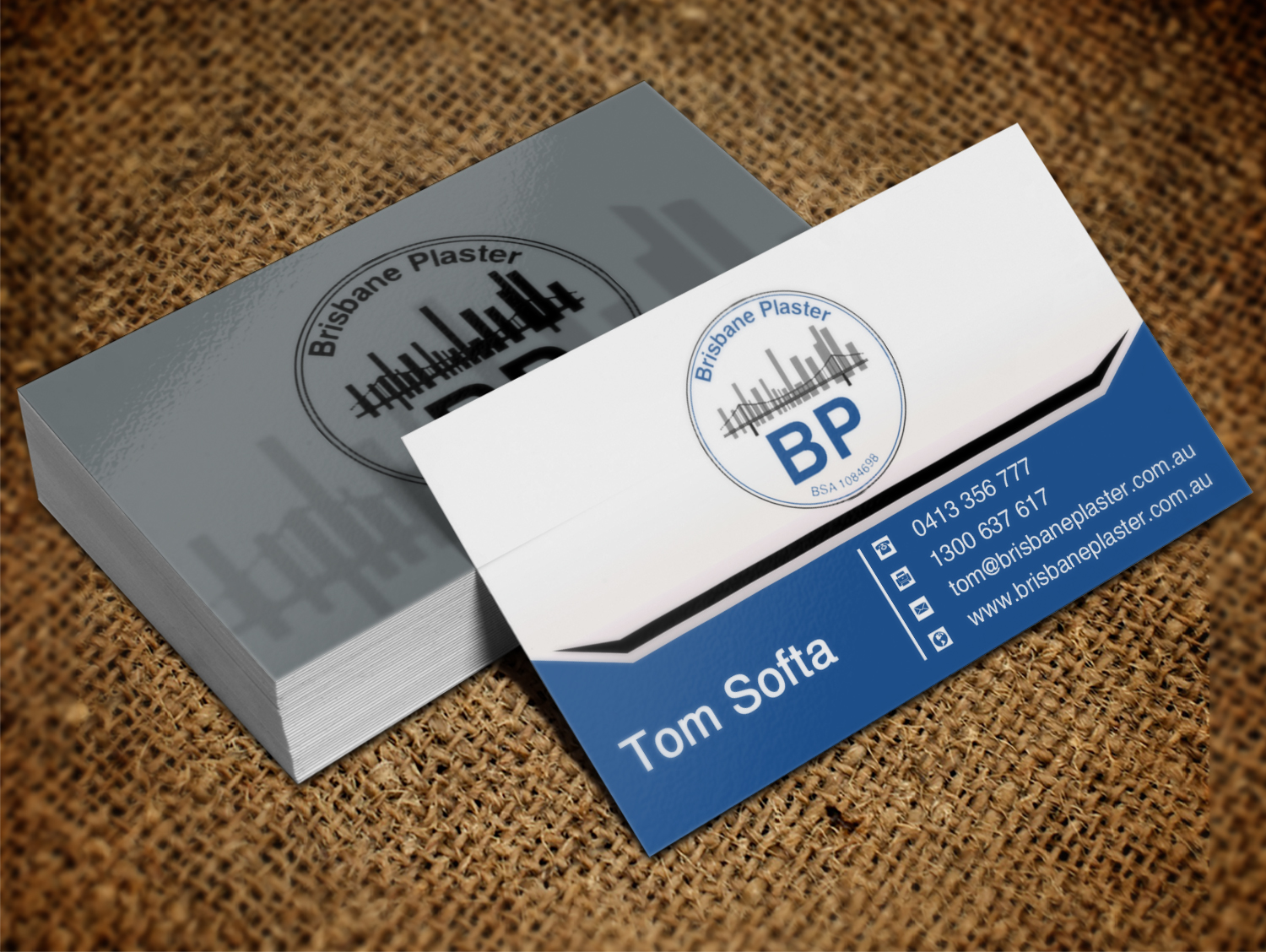 Business Card Design by Lanka Ama for Brisbane Plaster Pty Ltd | Design #9452494