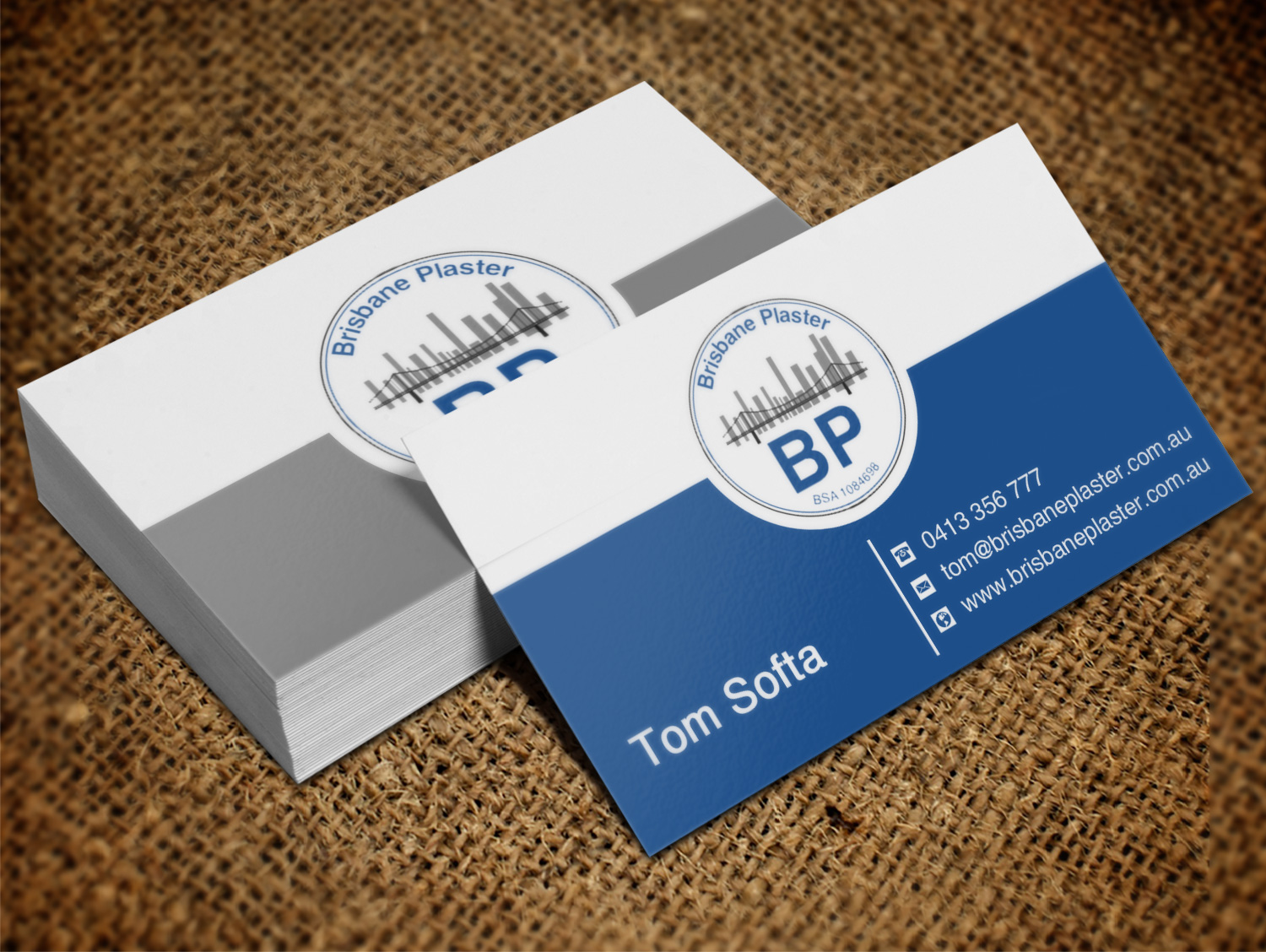 Business Card Design by Lanka Ama for Brisbane Plaster Pty Ltd | Design #9452500