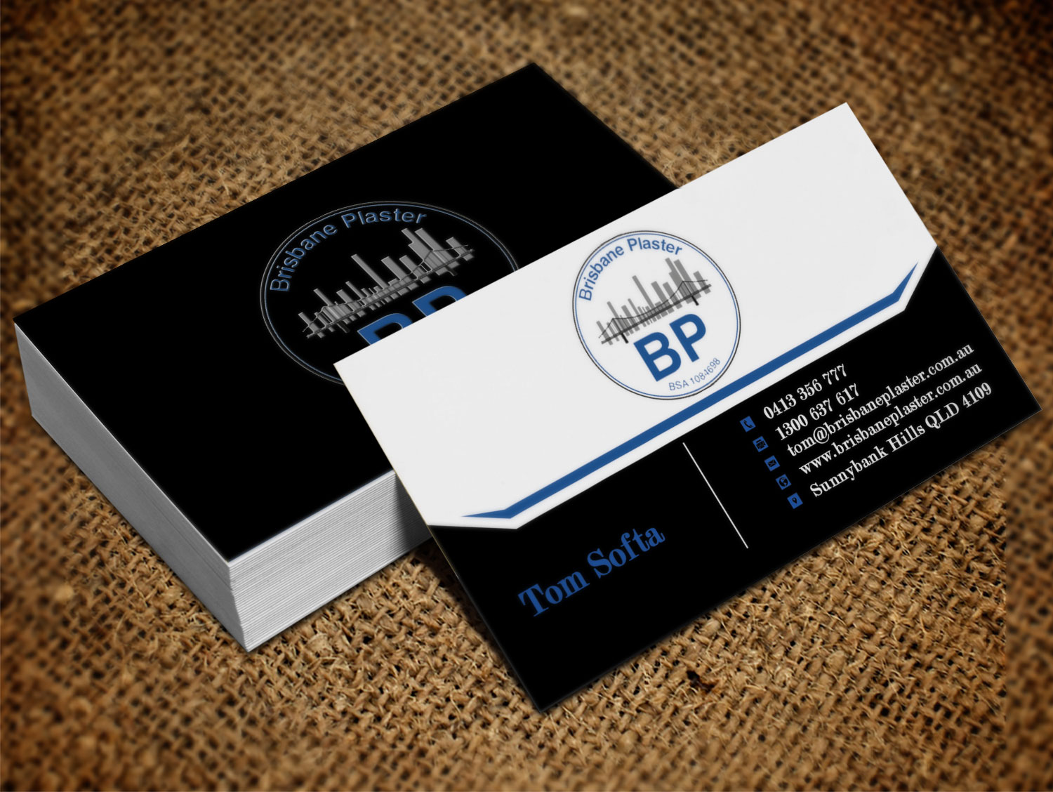 Business Card Design by Lanka Ama for Brisbane Plaster Pty Ltd | Design #9452508