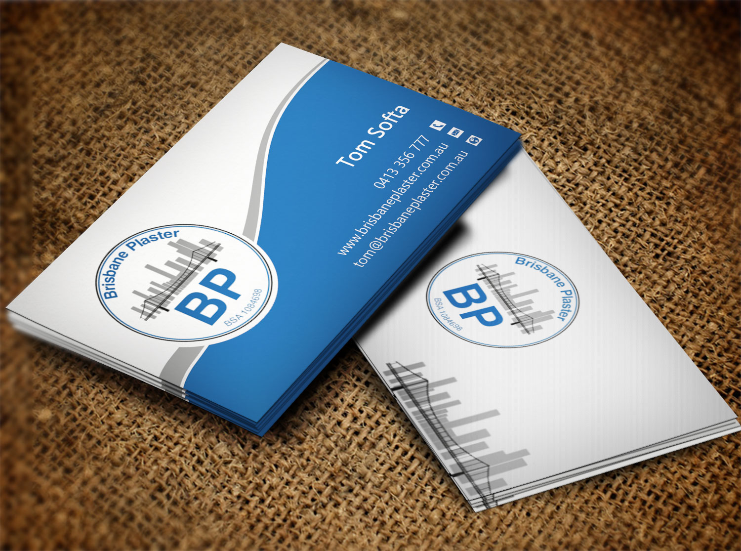 Design de Carte de Visite par Lanka Ama pour Brisbane Plaster Pty Ltd | Design #9452513