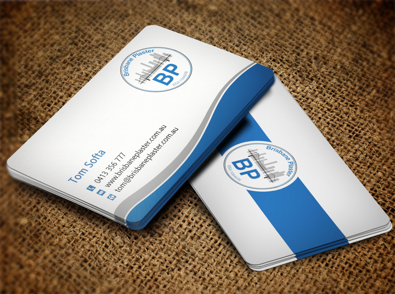 Design de Carte de Visite par Lanka Ama pour Brisbane Plaster Pty Ltd | Design #9452515