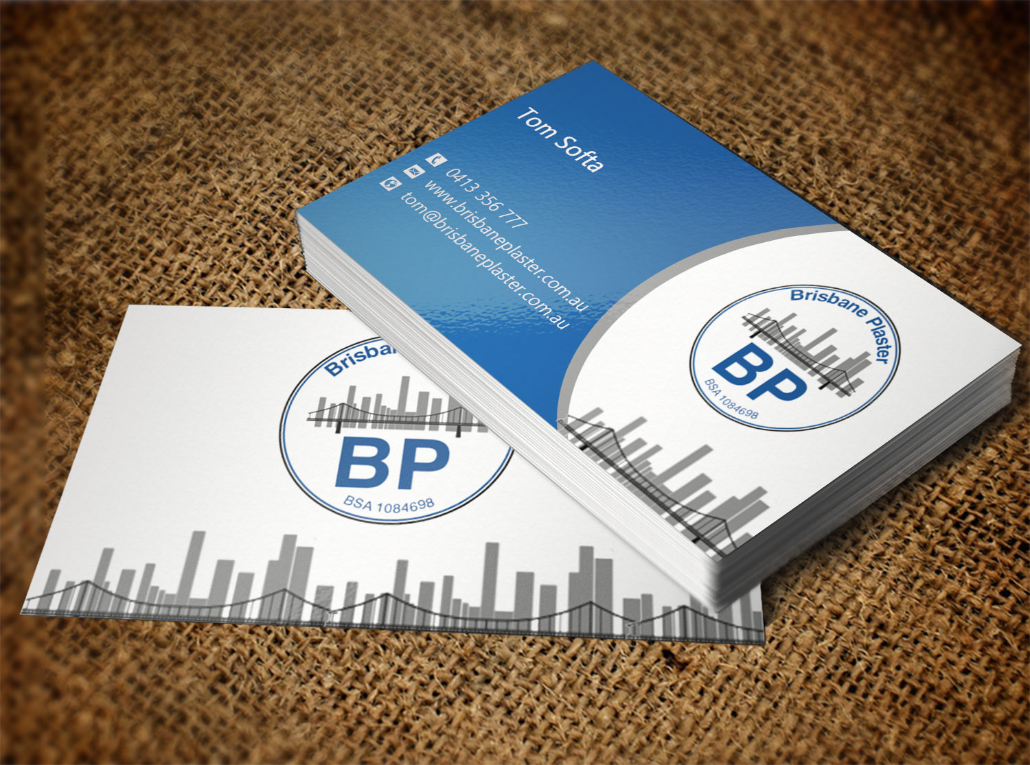 Design de Carte de Visite par Lanka Ama pour Brisbane Plaster Pty Ltd | Design #9452518