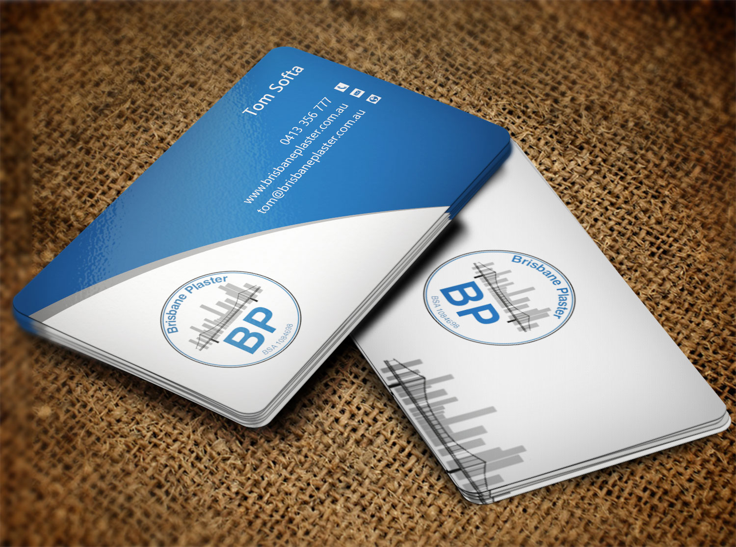 Design de Carte de Visite par Lanka Ama pour Brisbane Plaster Pty Ltd | Design #9452521