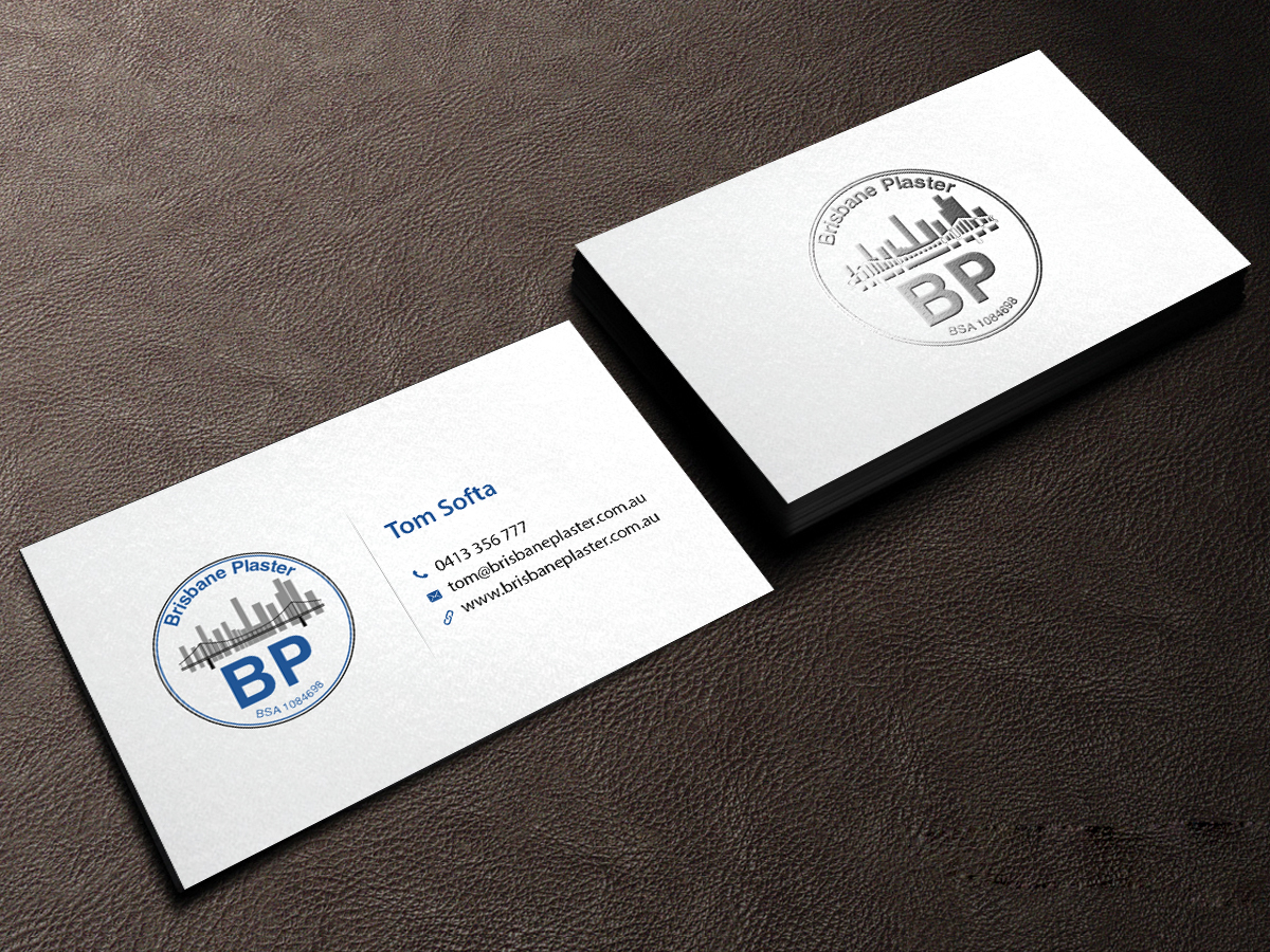 Diseño de Tarjeta de Presentación por Creations Box 2015 para Brisbane Plaster Pty Ltd | Diseño #9456745