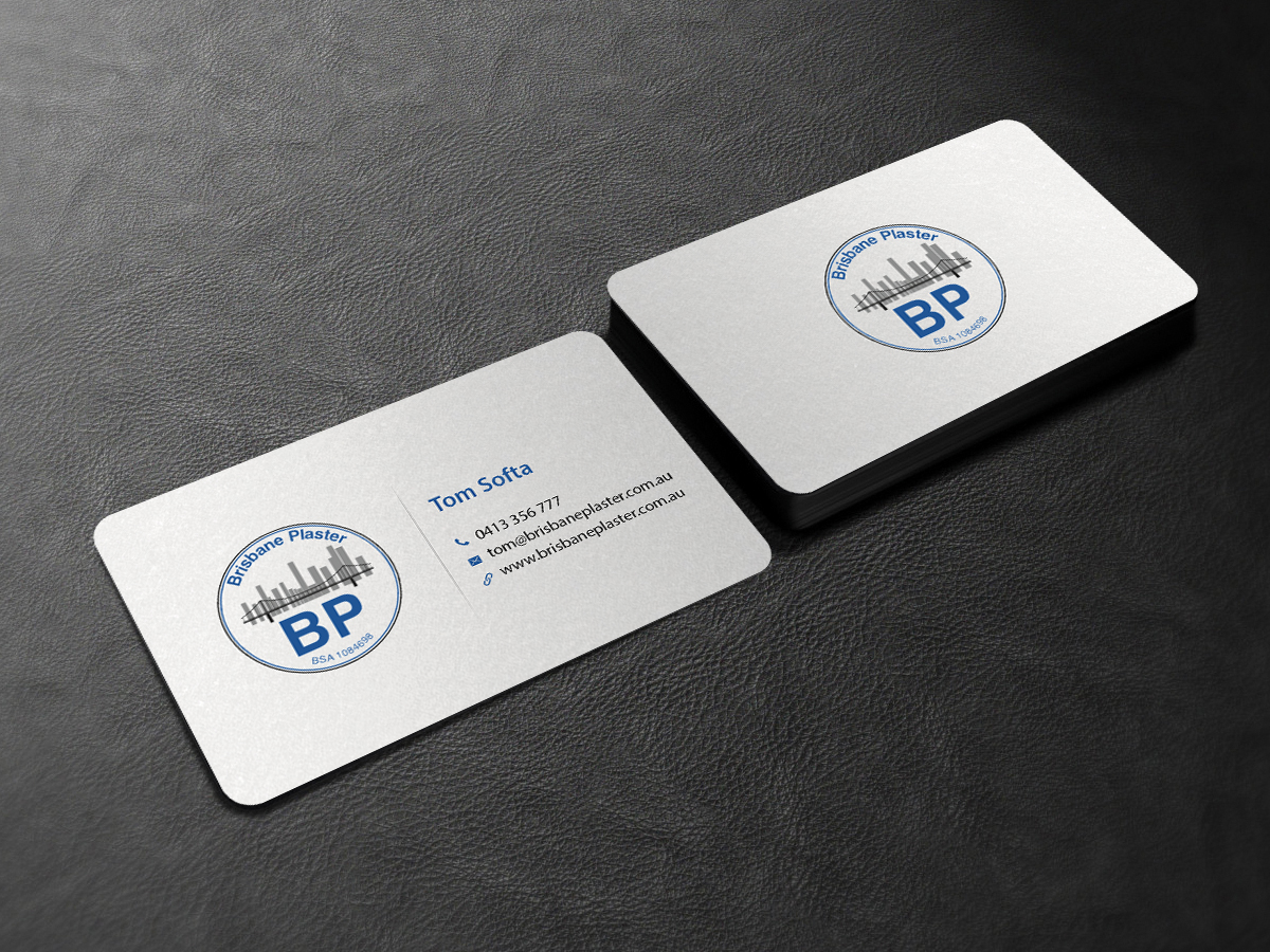 Diseño de Tarjeta de Presentación por Creations Box 2015 para Brisbane Plaster Pty Ltd | Diseño #9456750