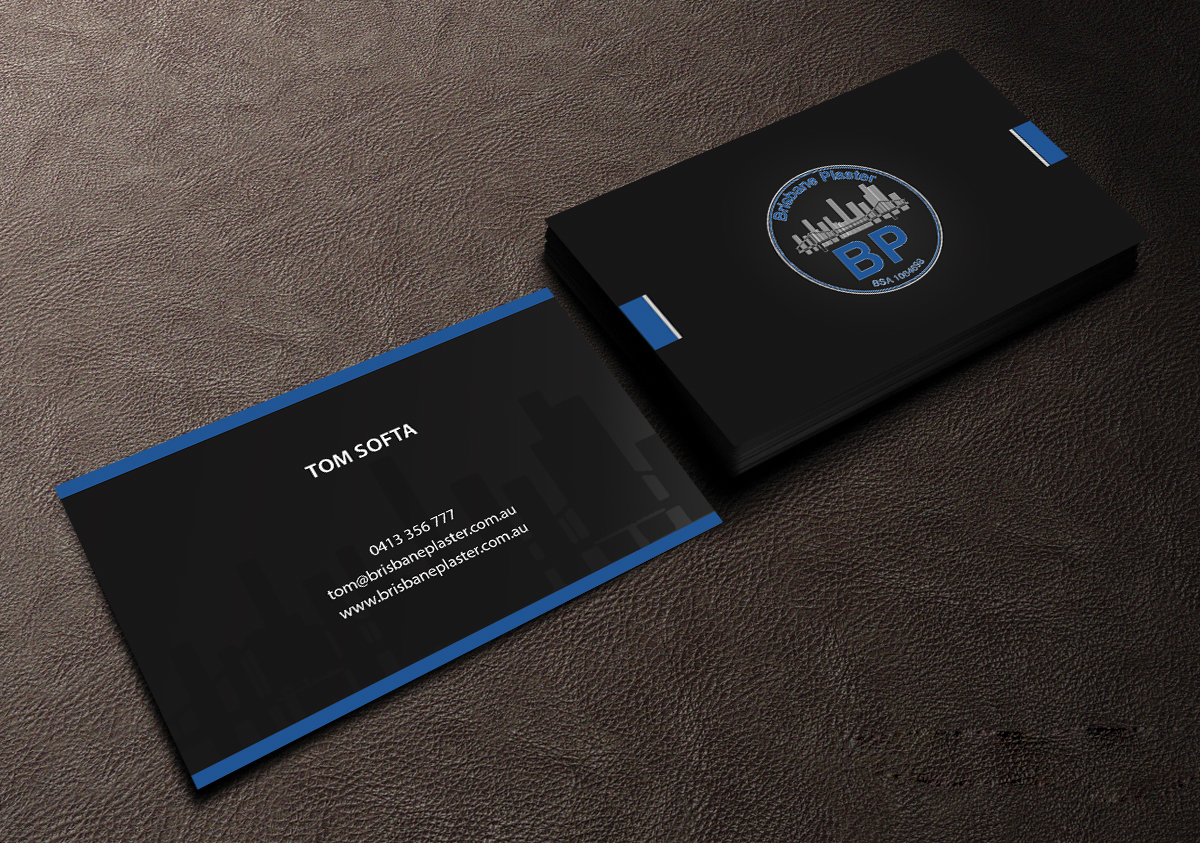 Business Card Design by Creations Box 2015 for Brisbane Plaster Pty Ltd | Design #9456753