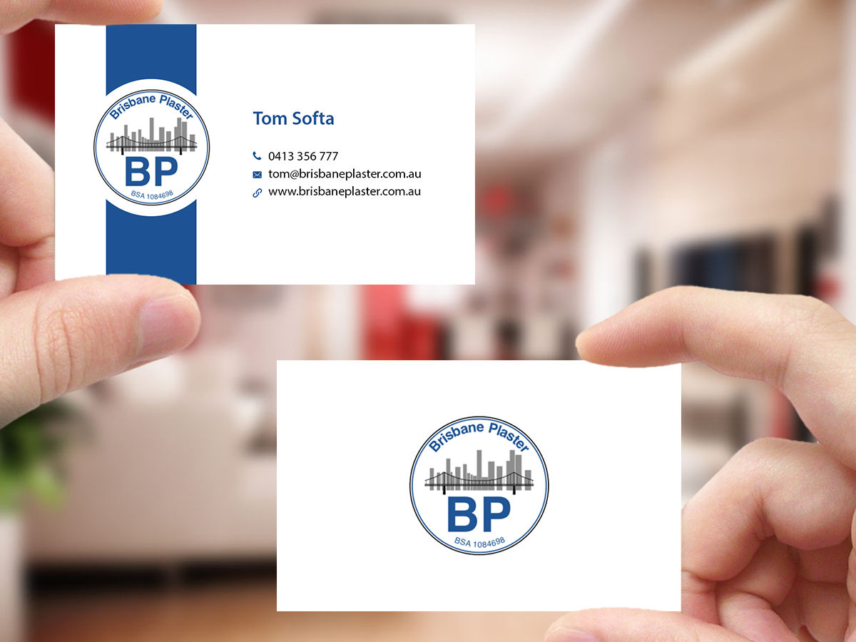 Design de Carte de Visite par Creations Box 2015 pour Brisbane Plaster Pty Ltd | Design #9456774