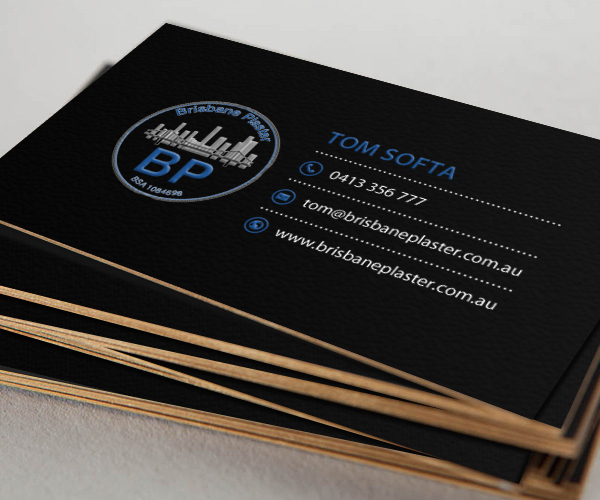 Design de Carte de Visite par chandrayaan.creative pour Brisbane Plaster Pty Ltd | Design #9454547